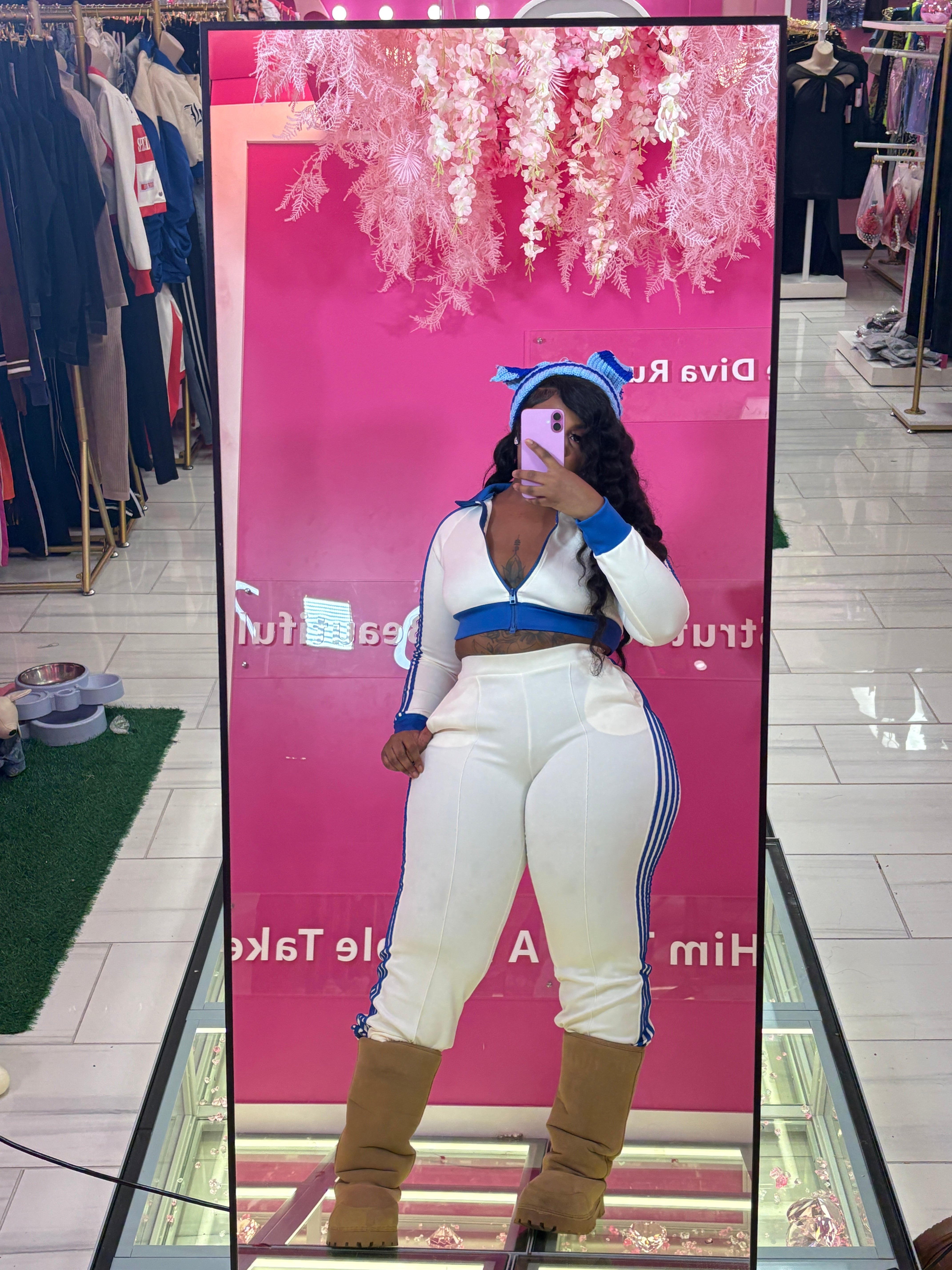 Fast Lane Zipper Track Suit