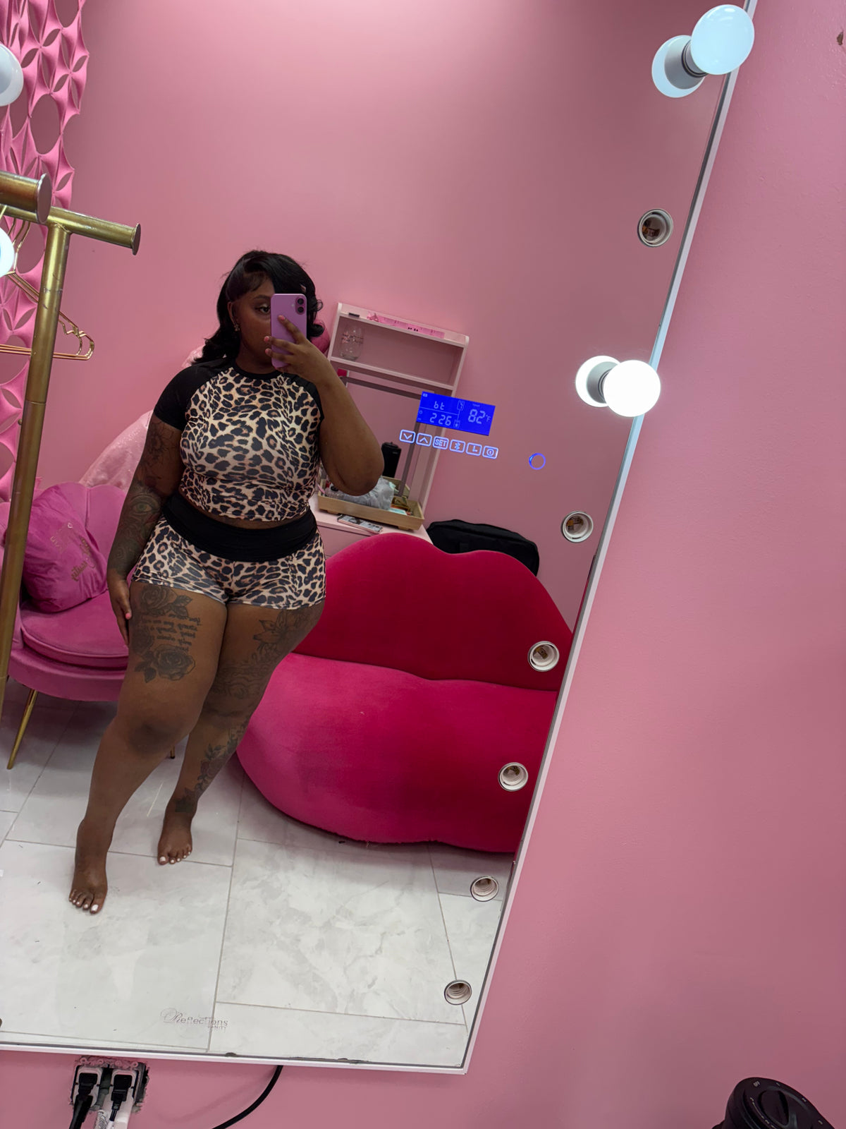 Cheetah lounge Set