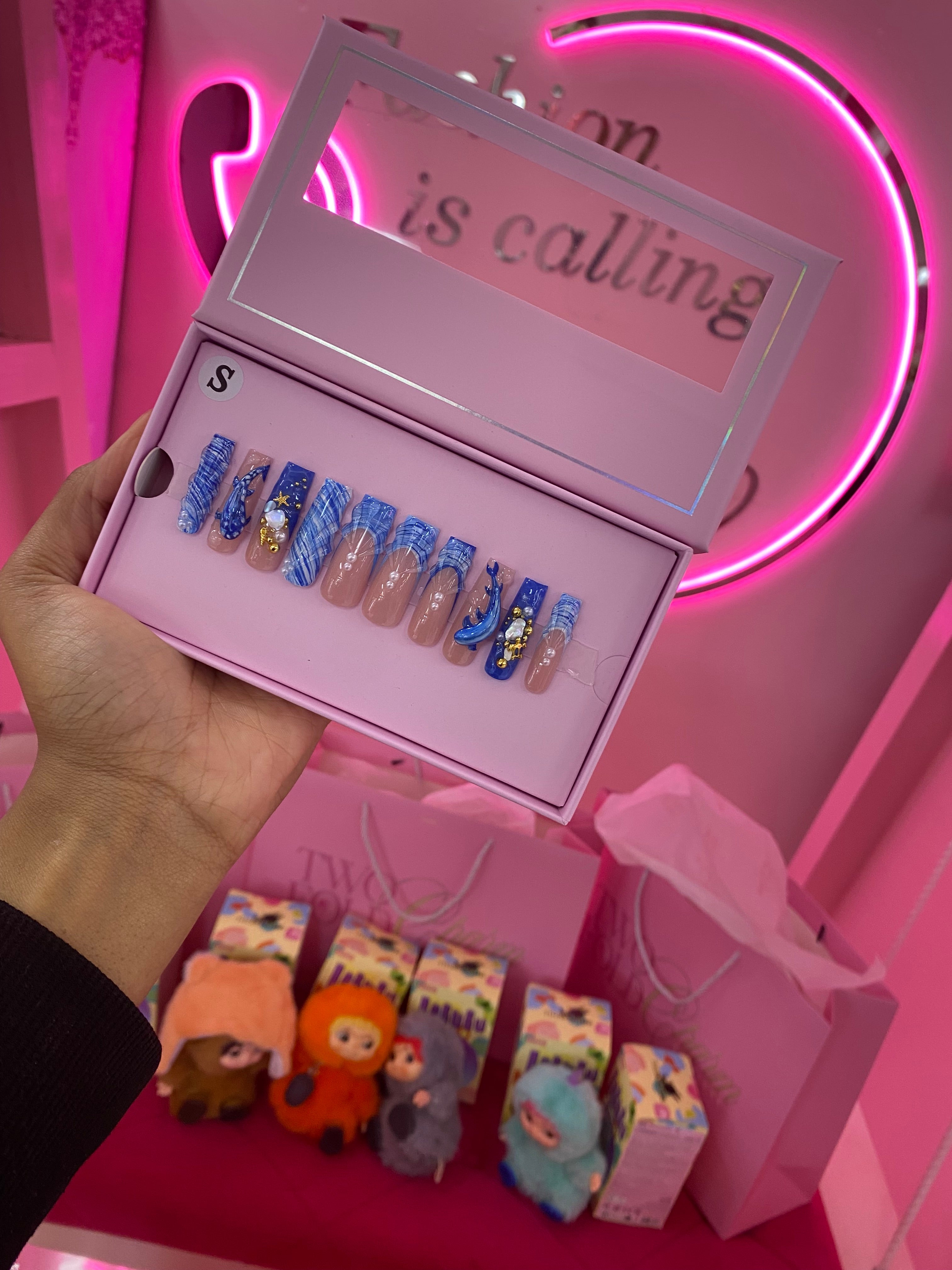 Custom Charmer Press On Nails