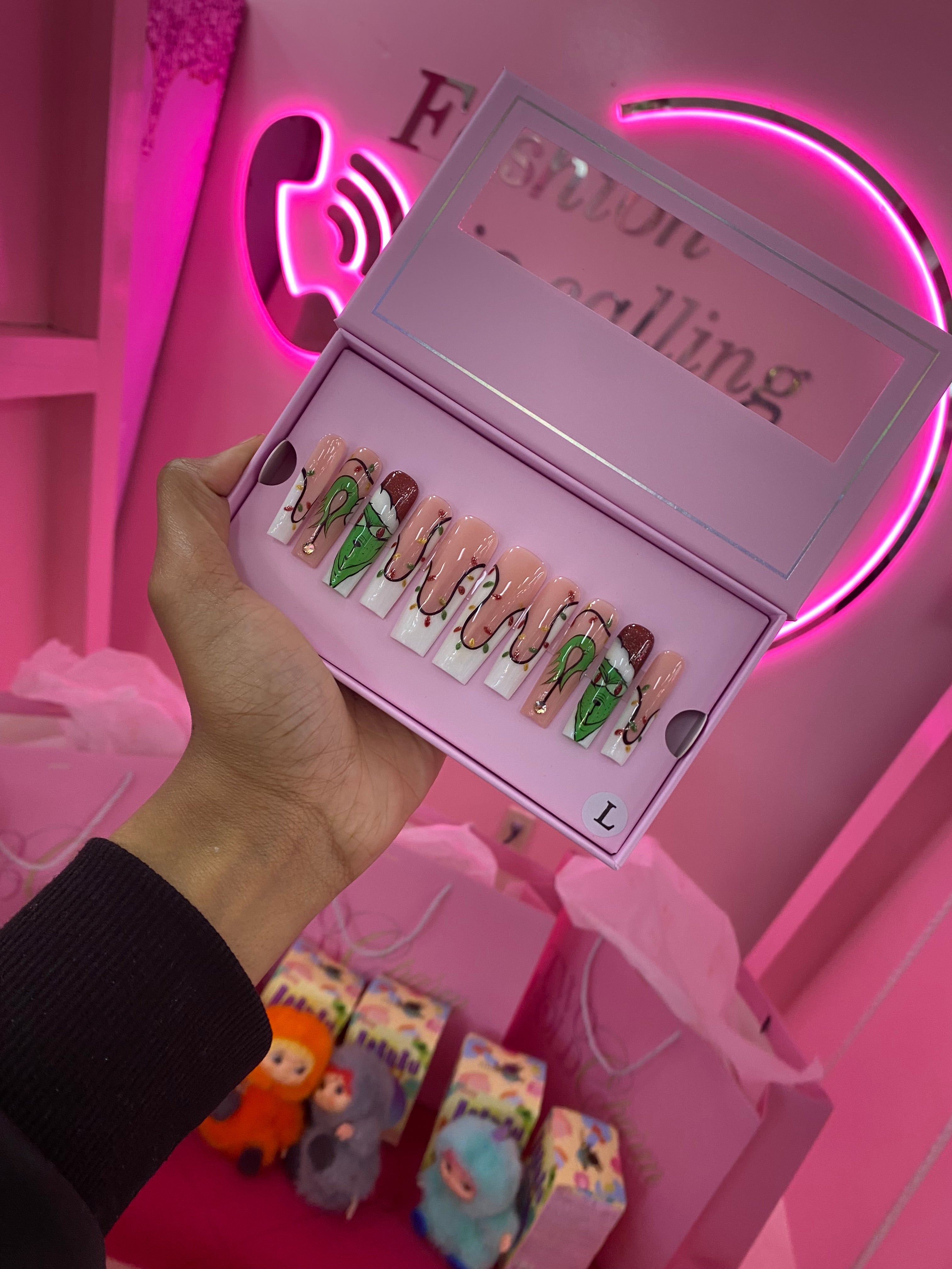 Custom Charmer Press On Nails