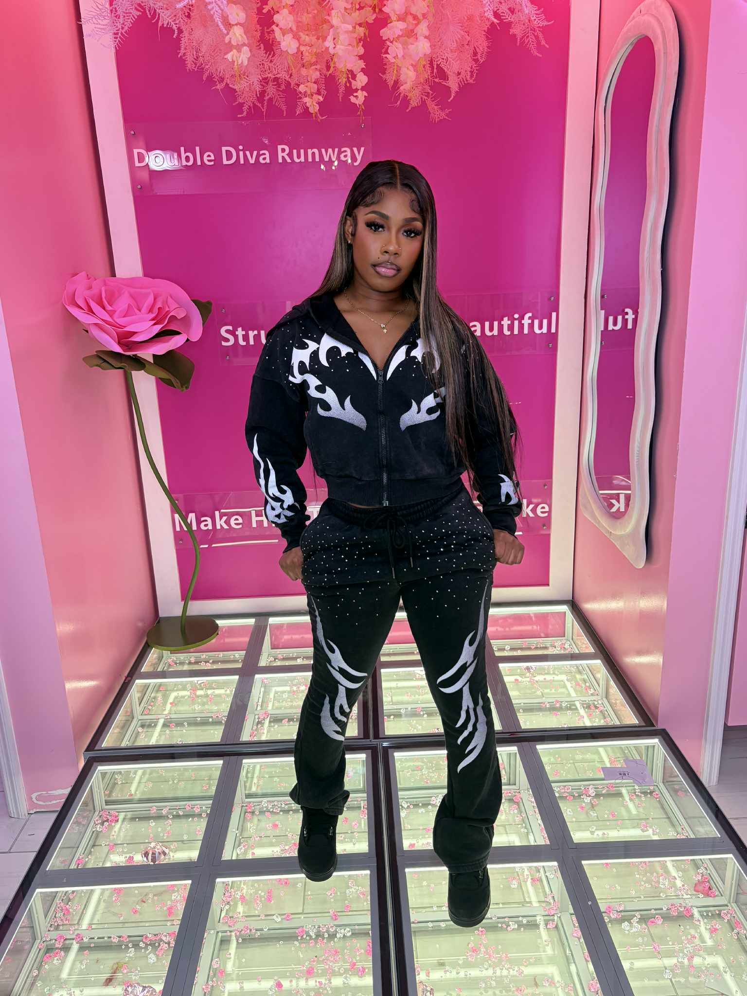 The Rock out pants set