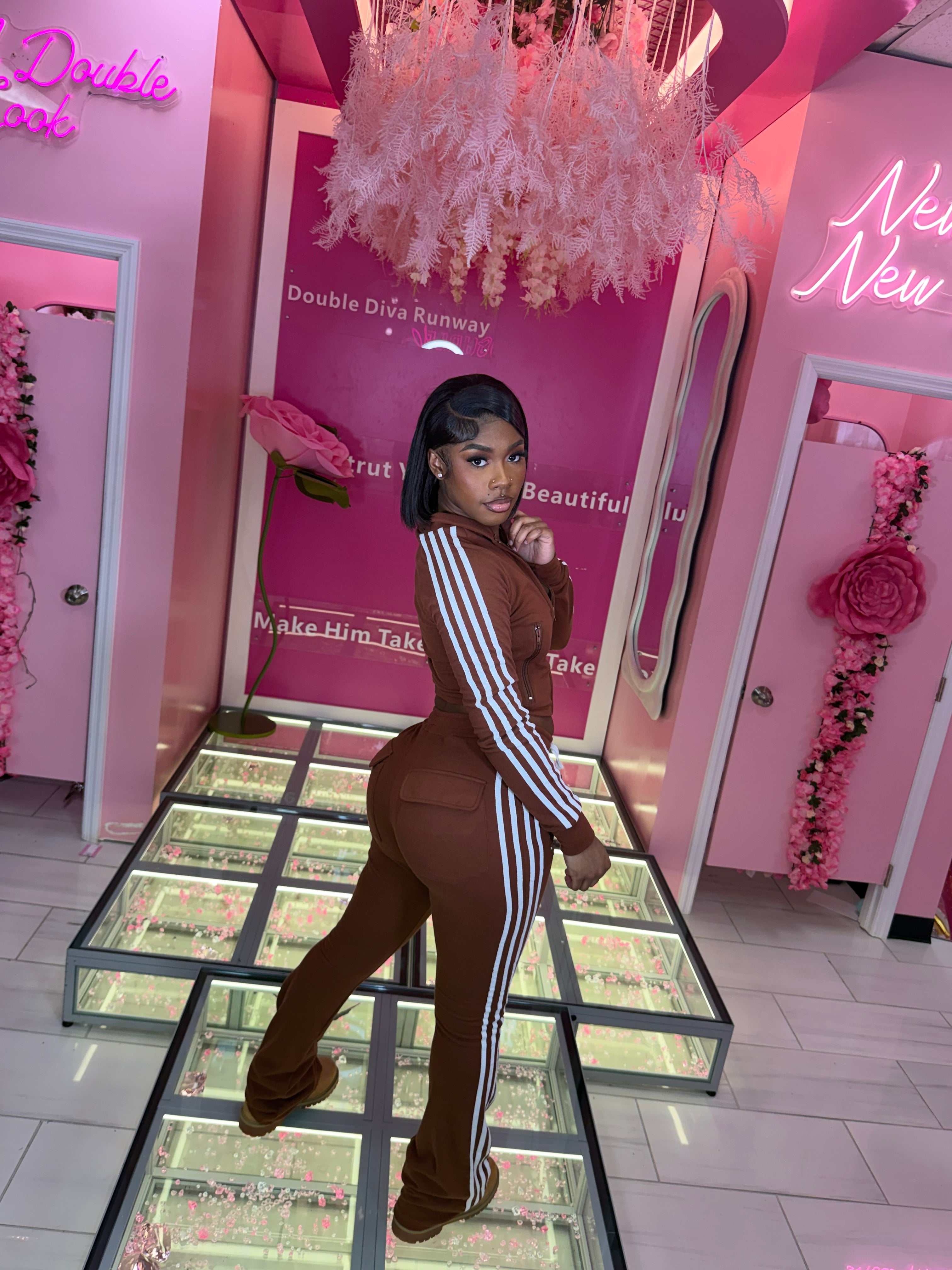 Solid & Stripes Active Jacket and Pant Set