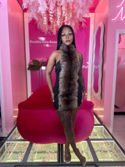 The bougie fur Dress