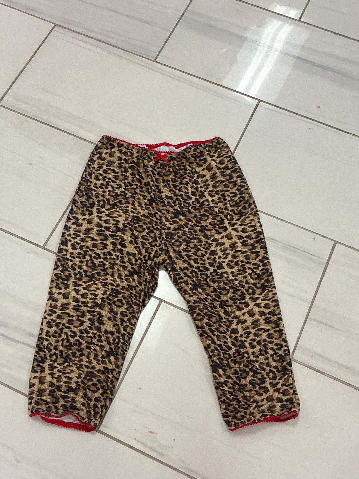 The Cheetah Red Lace Tights