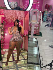 The Cheetah Girl Skort Dress Romper