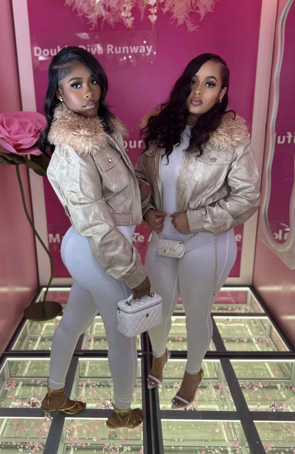 The Bougie Tee Fur Jacket