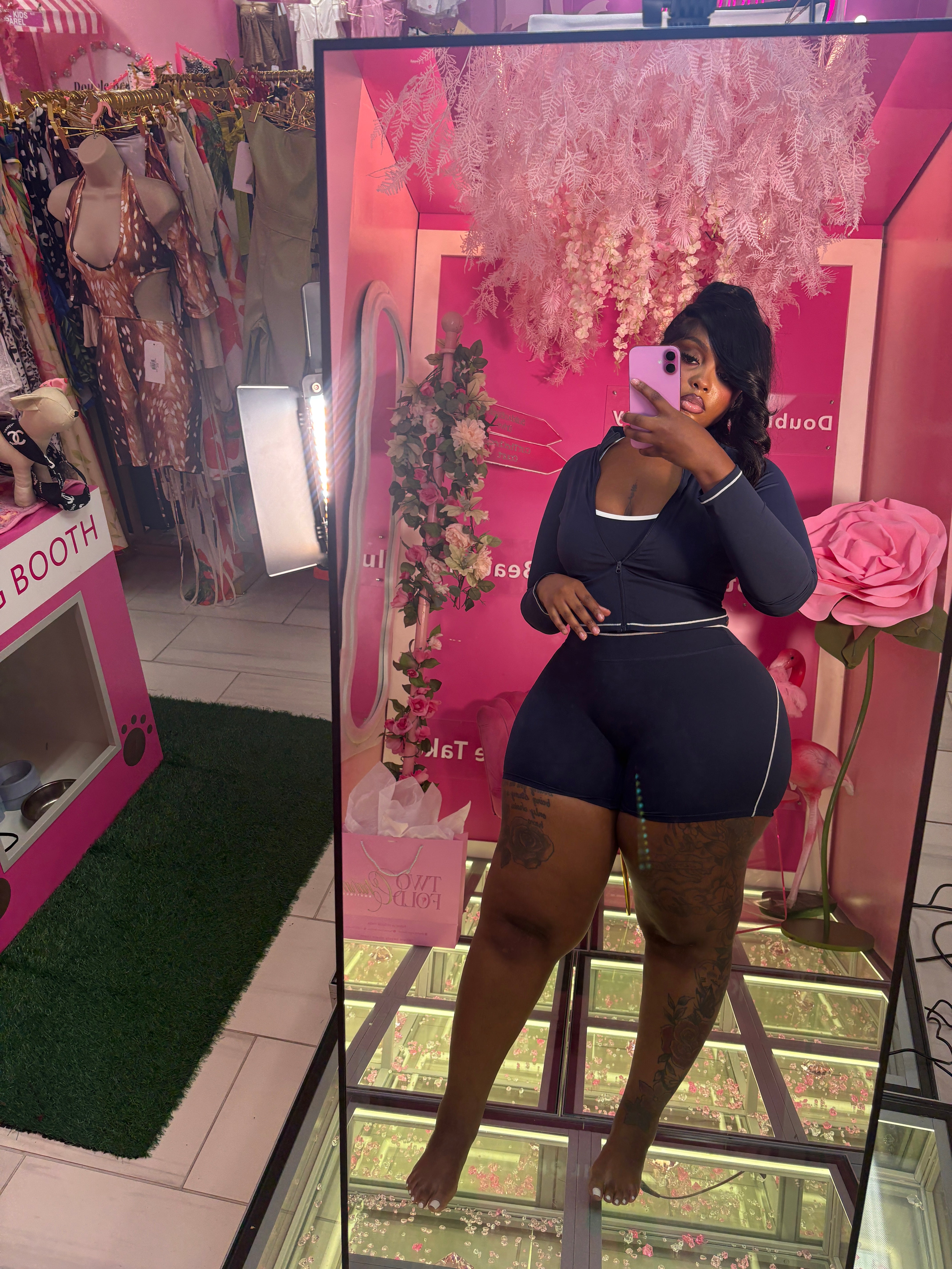 The Viral fitted Three piece lulu Short Set