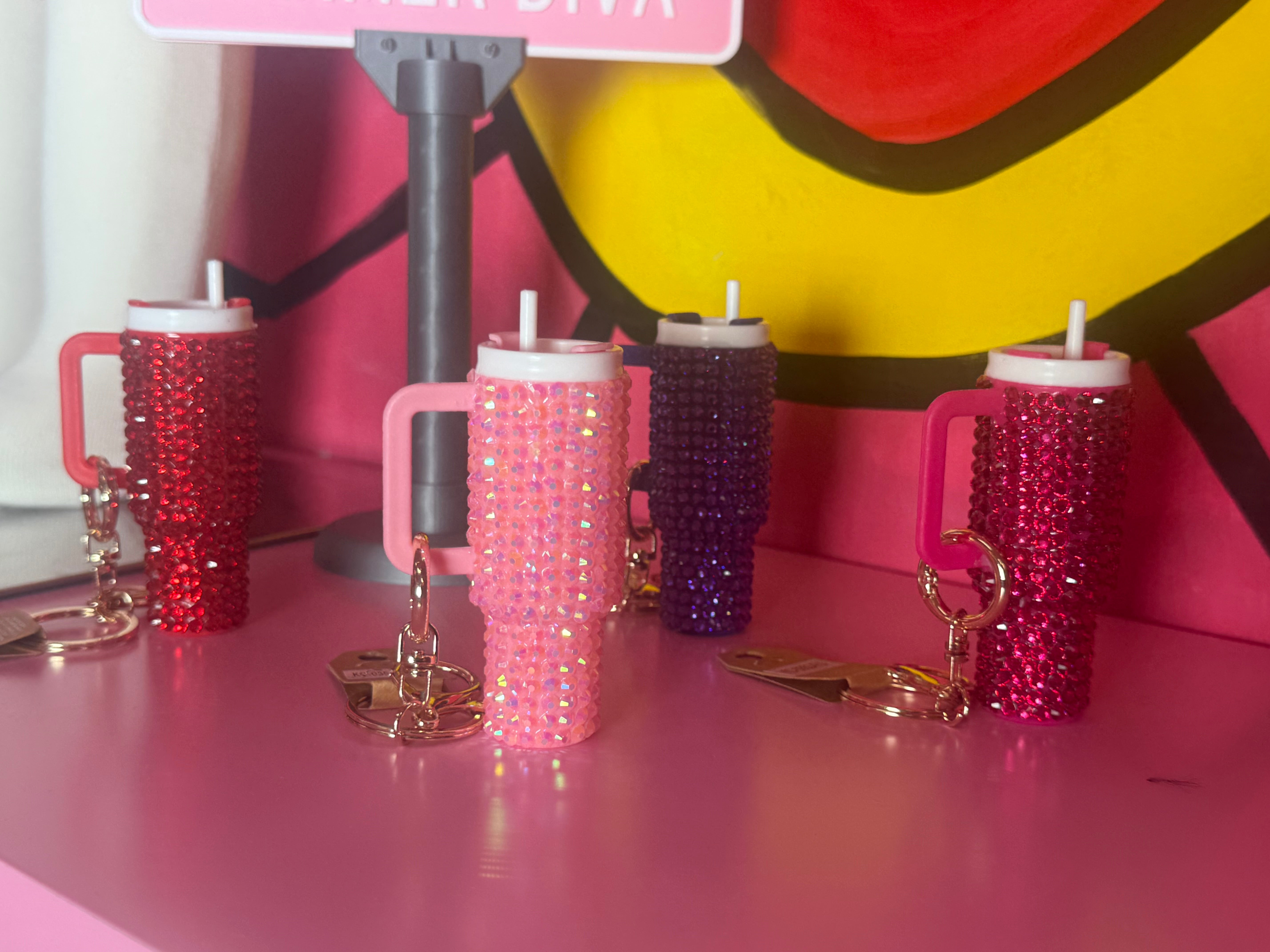 Mini cup keychains