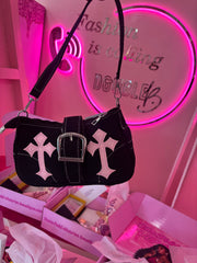 Midnight Pink Cross Purse