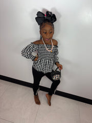The Off The Shoulder 2 Piece Kids Set