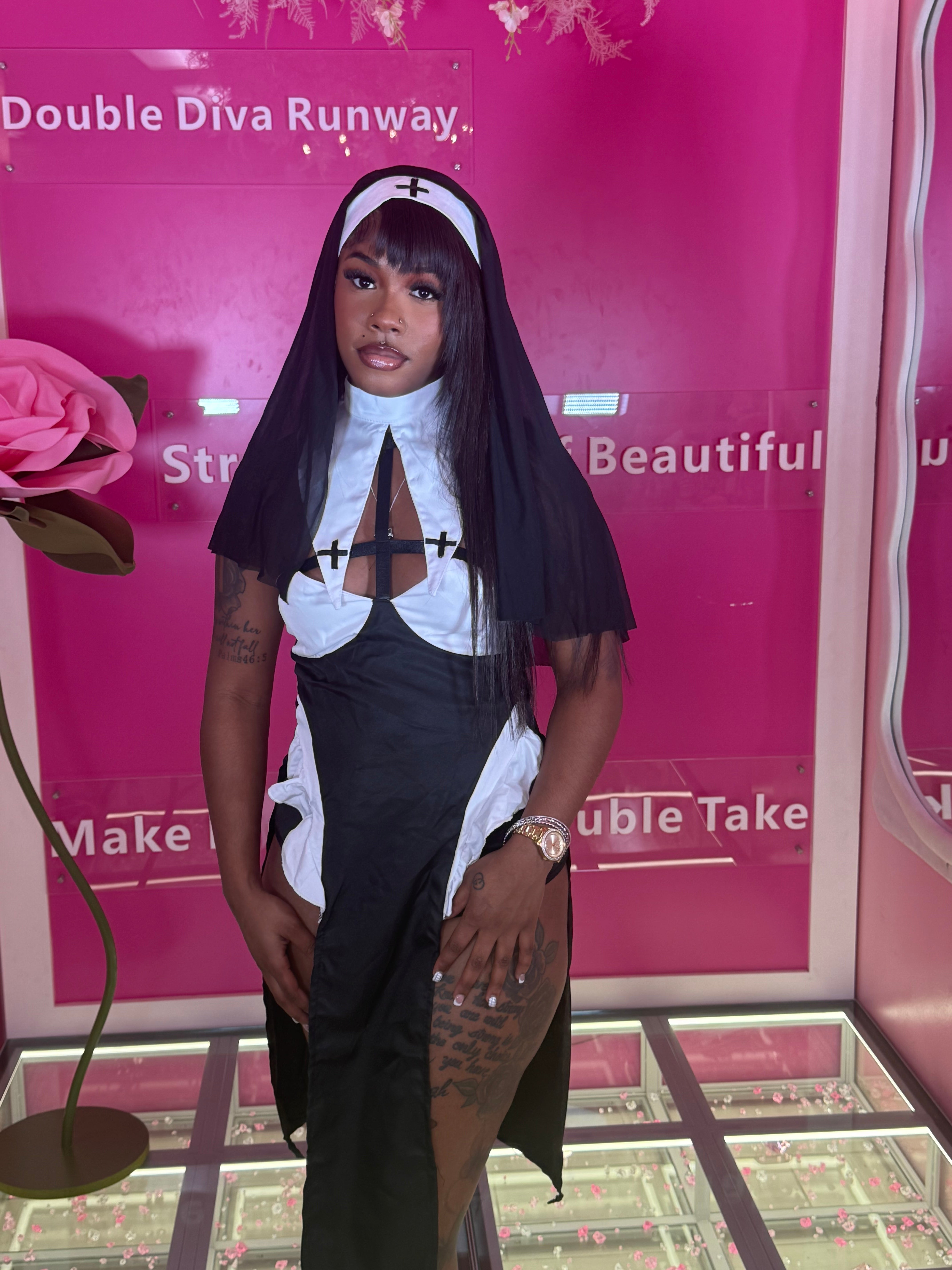The Naughty Lace nun costume