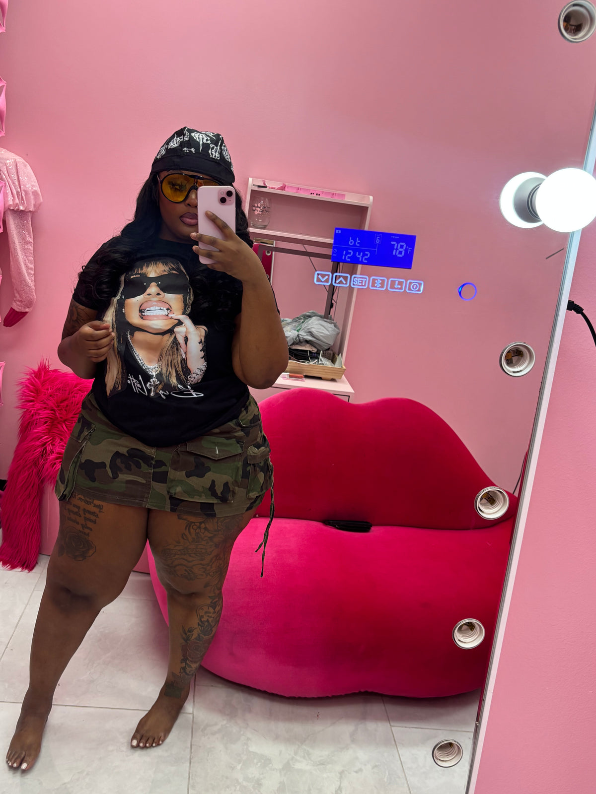 Fatigue Mini Skirt