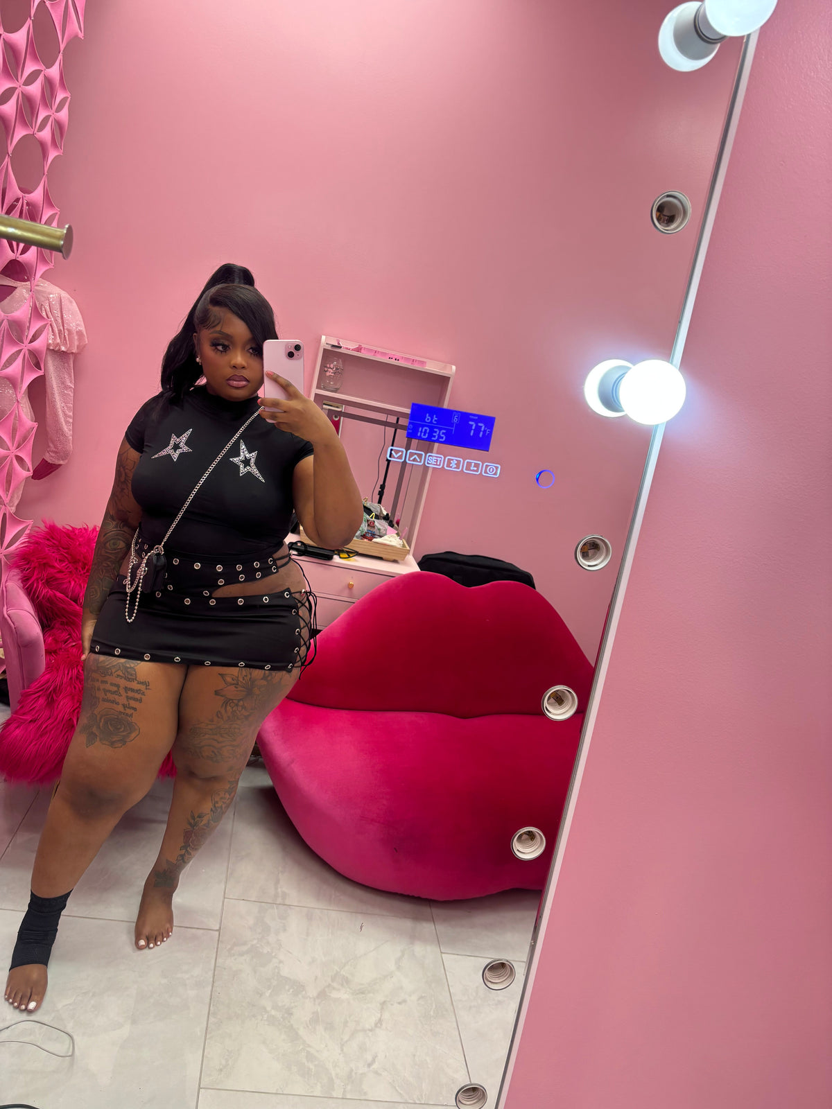The Rock Star half cut Skirt