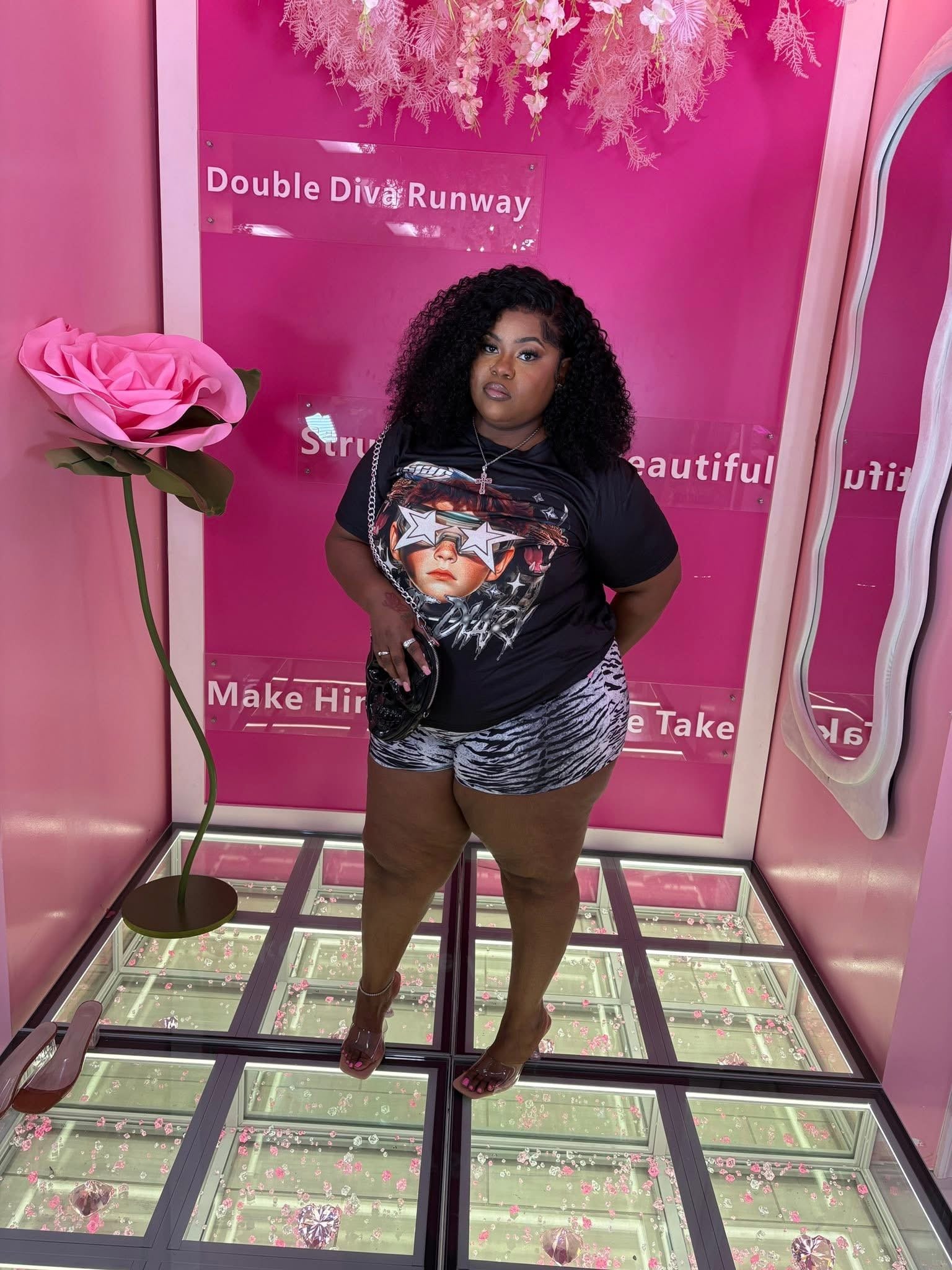 Space Diary Vibes Plus Short Set