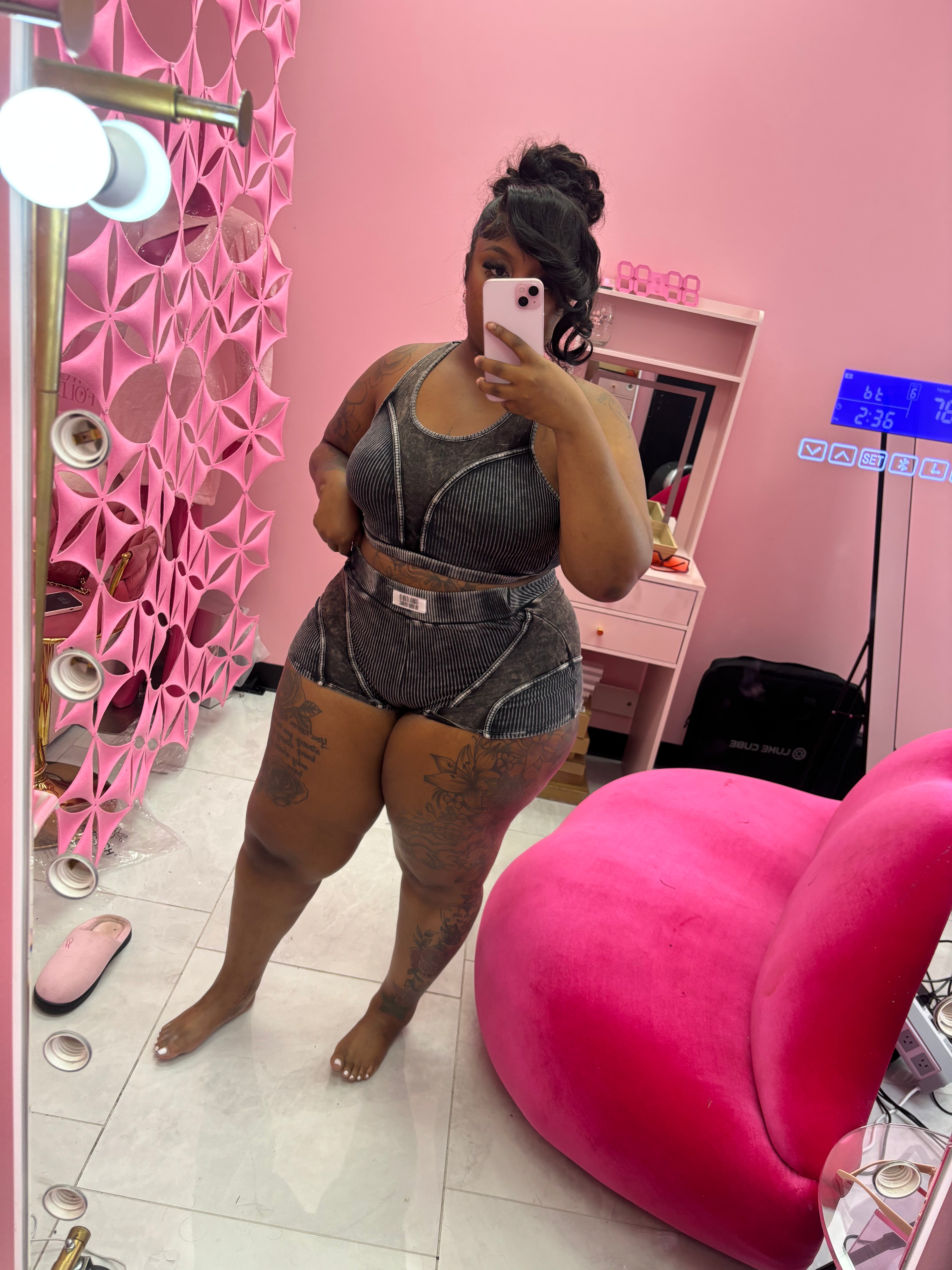 No Hard Feelings 2 Piece Short Set