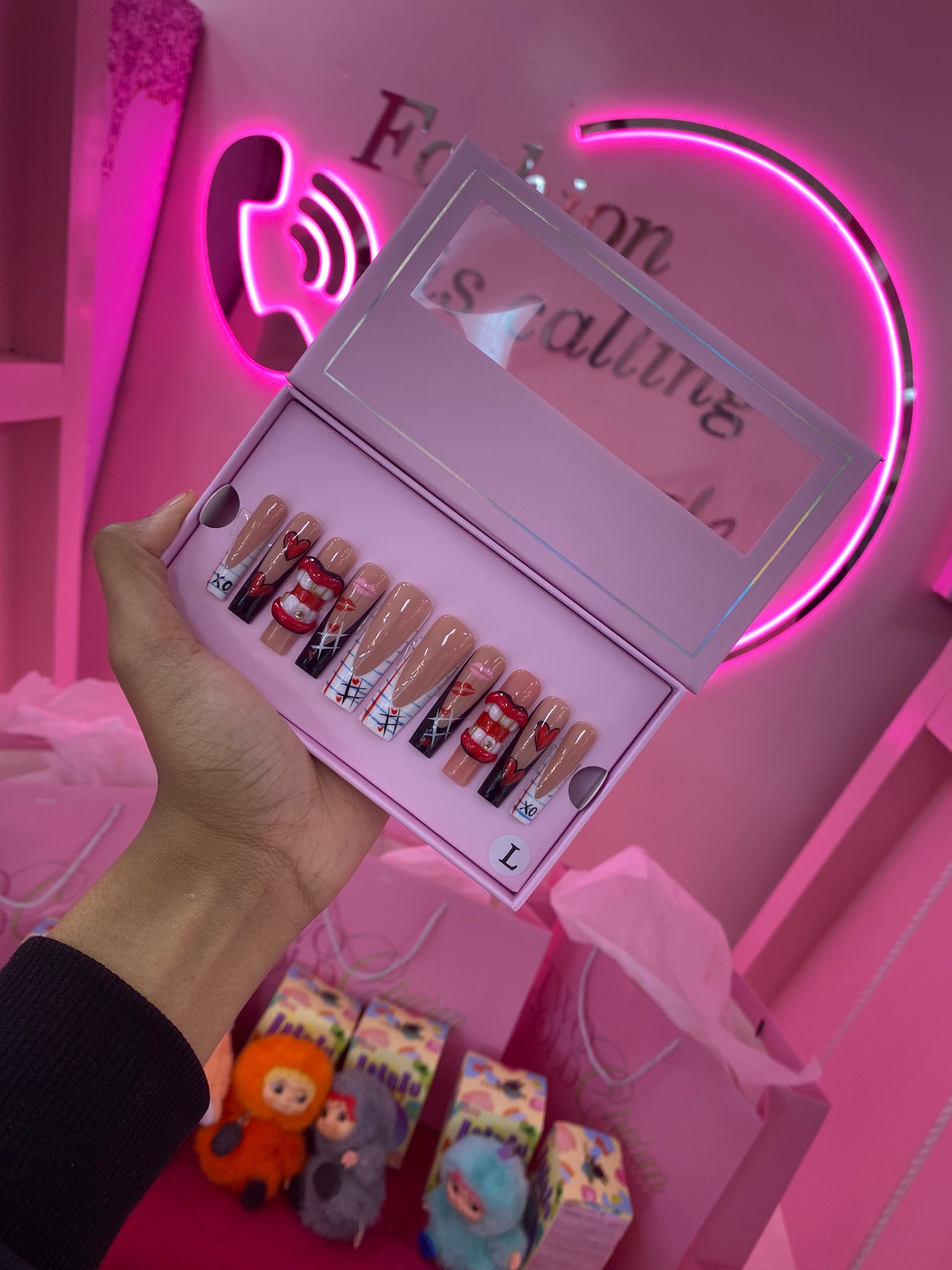 Custom Charmer Press On Nails