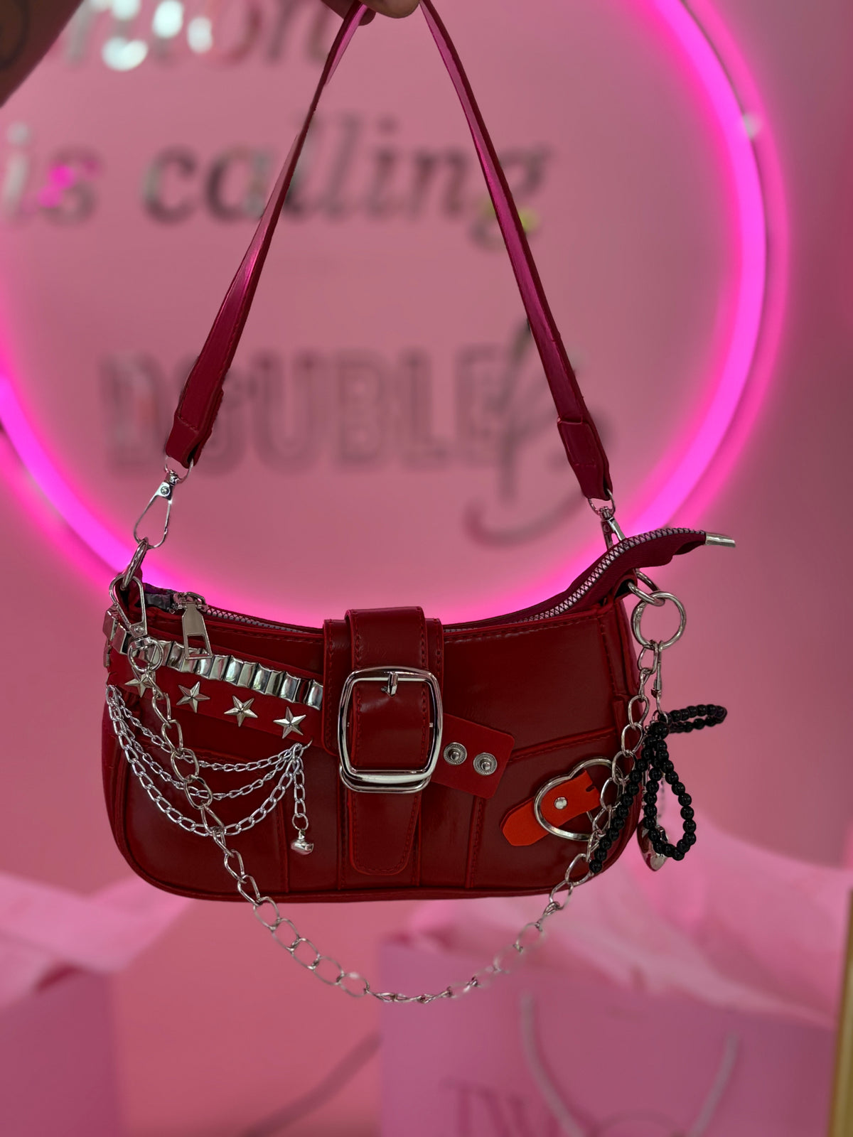 Red Ruby the Shoulder Bag