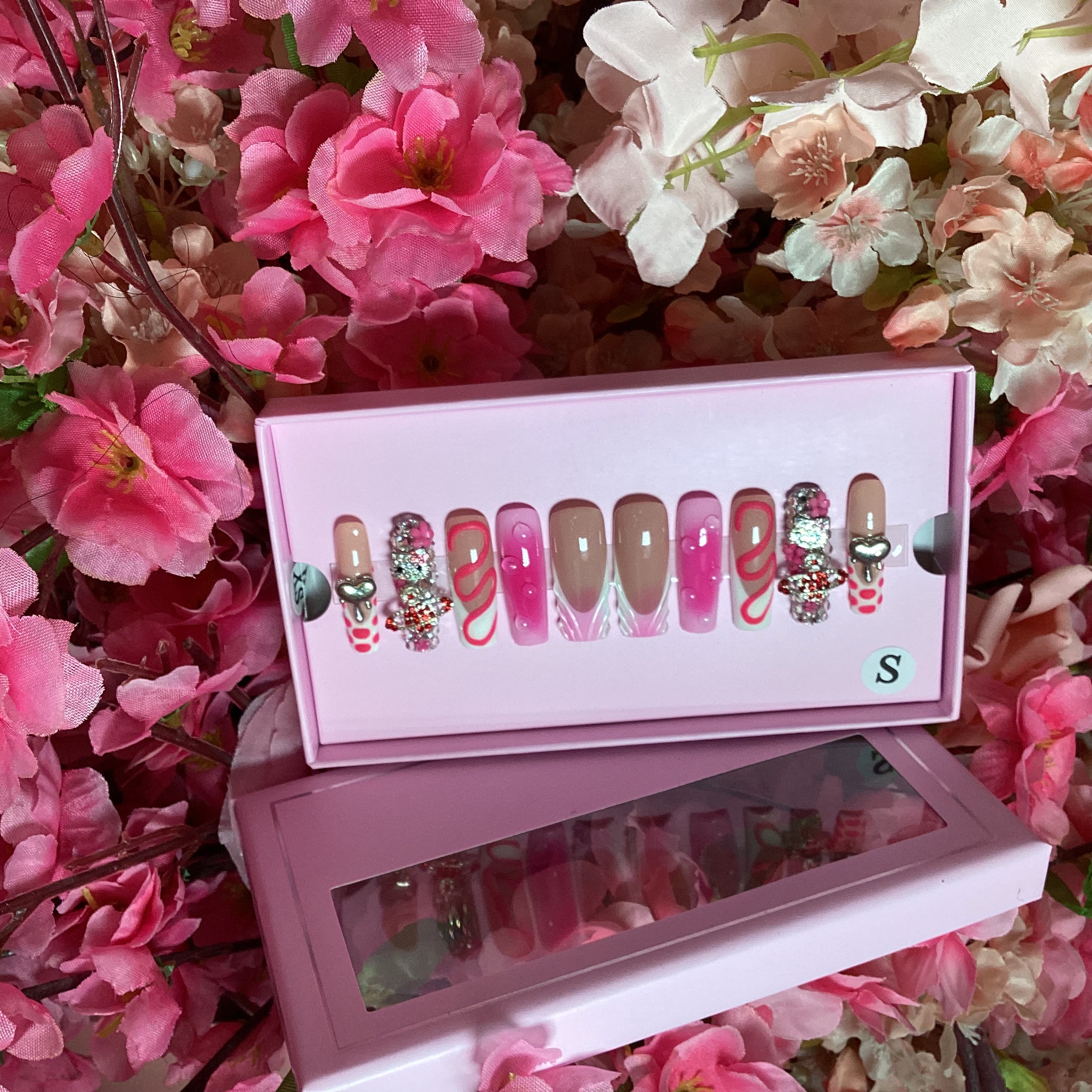 Custom Charmer Press On Nails