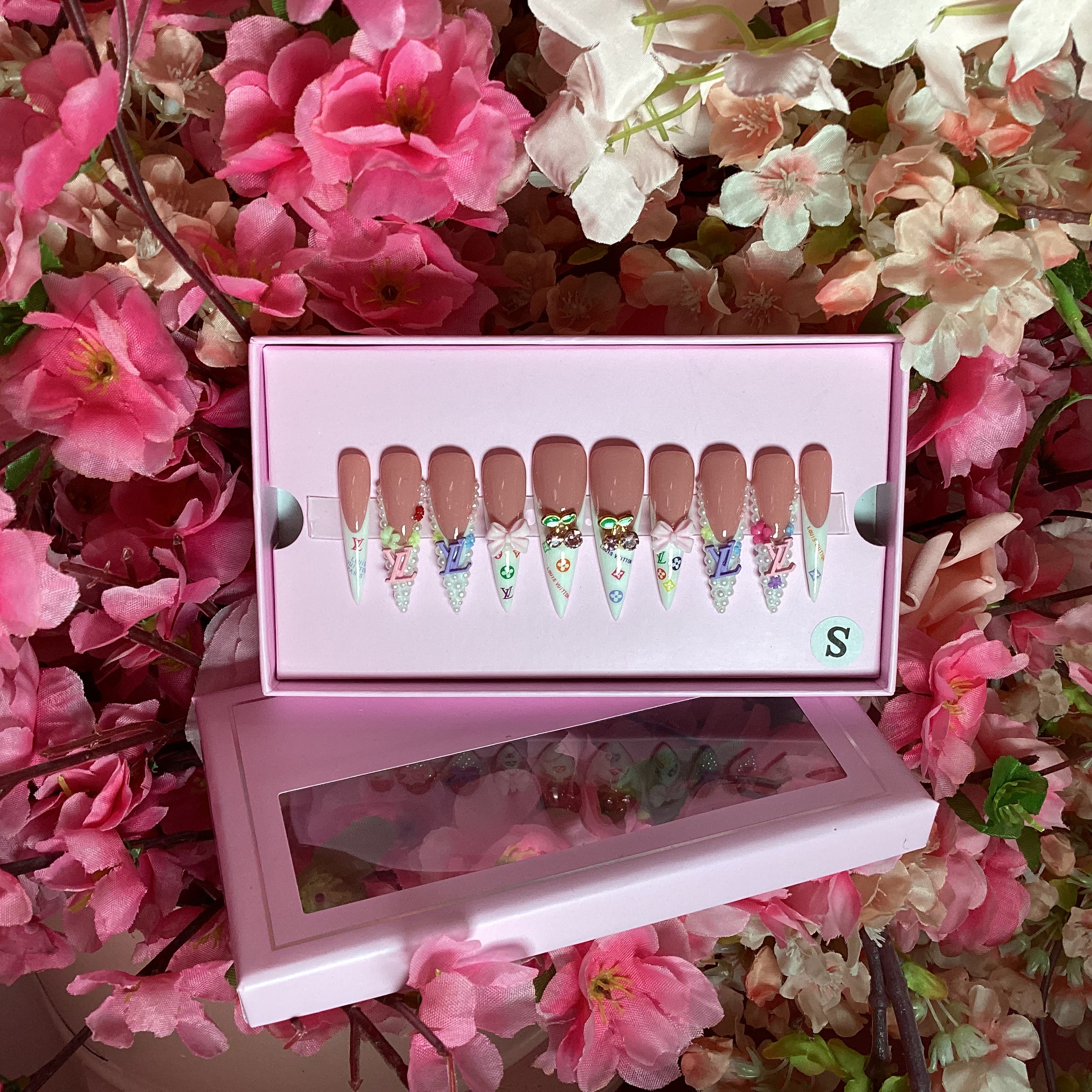 Custom Charmer Press On Nails