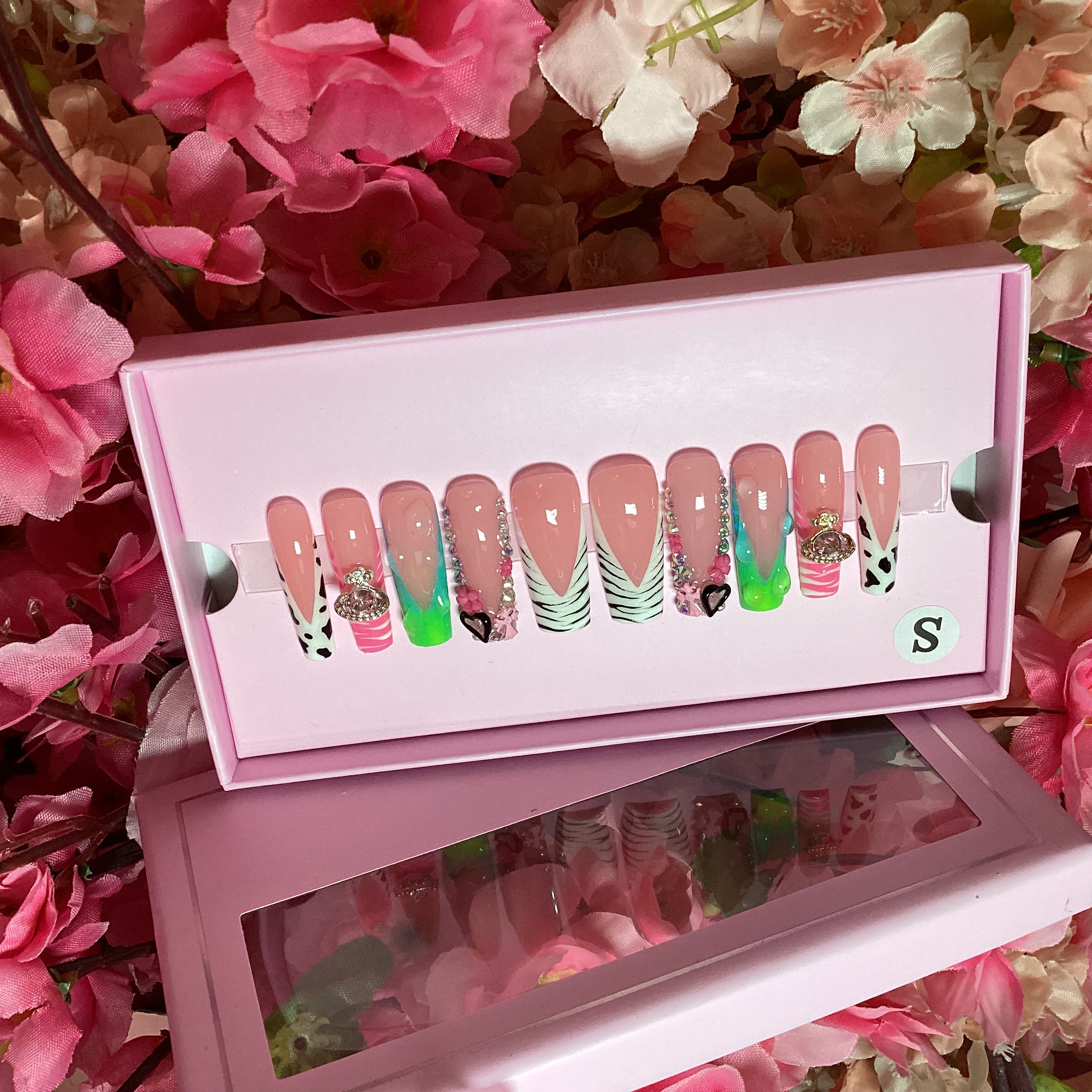 Custom Charmer Press On Nails