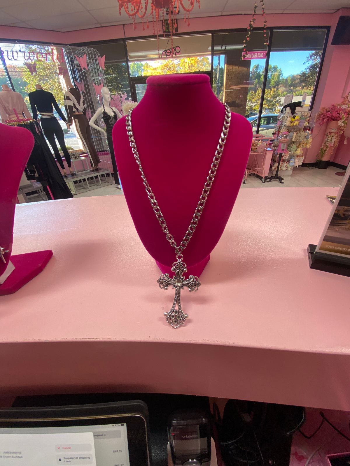 The gothic cross necklace