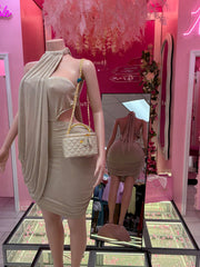 Plus Halter Glam Dress