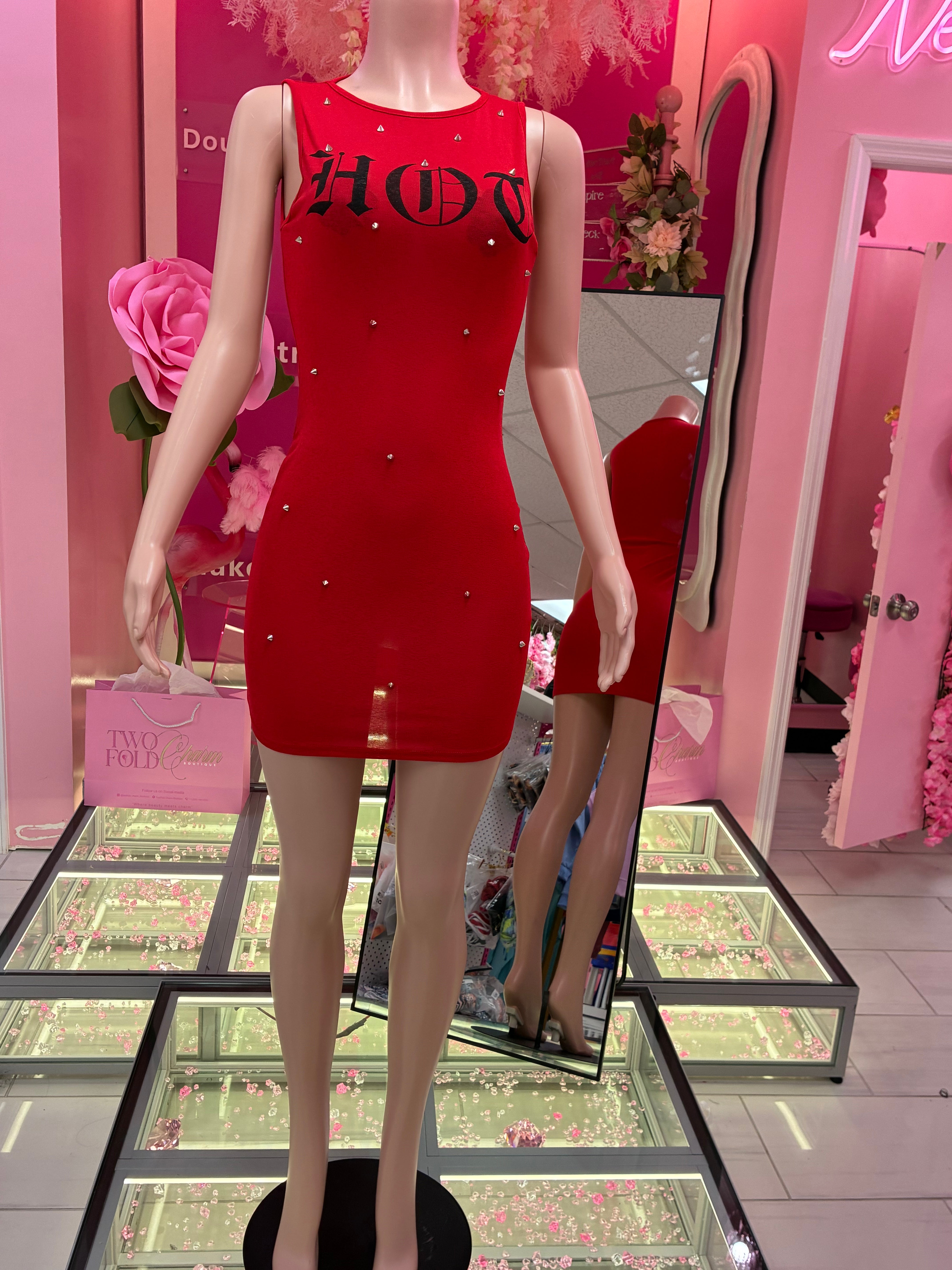 The Spiky Fitted Dress