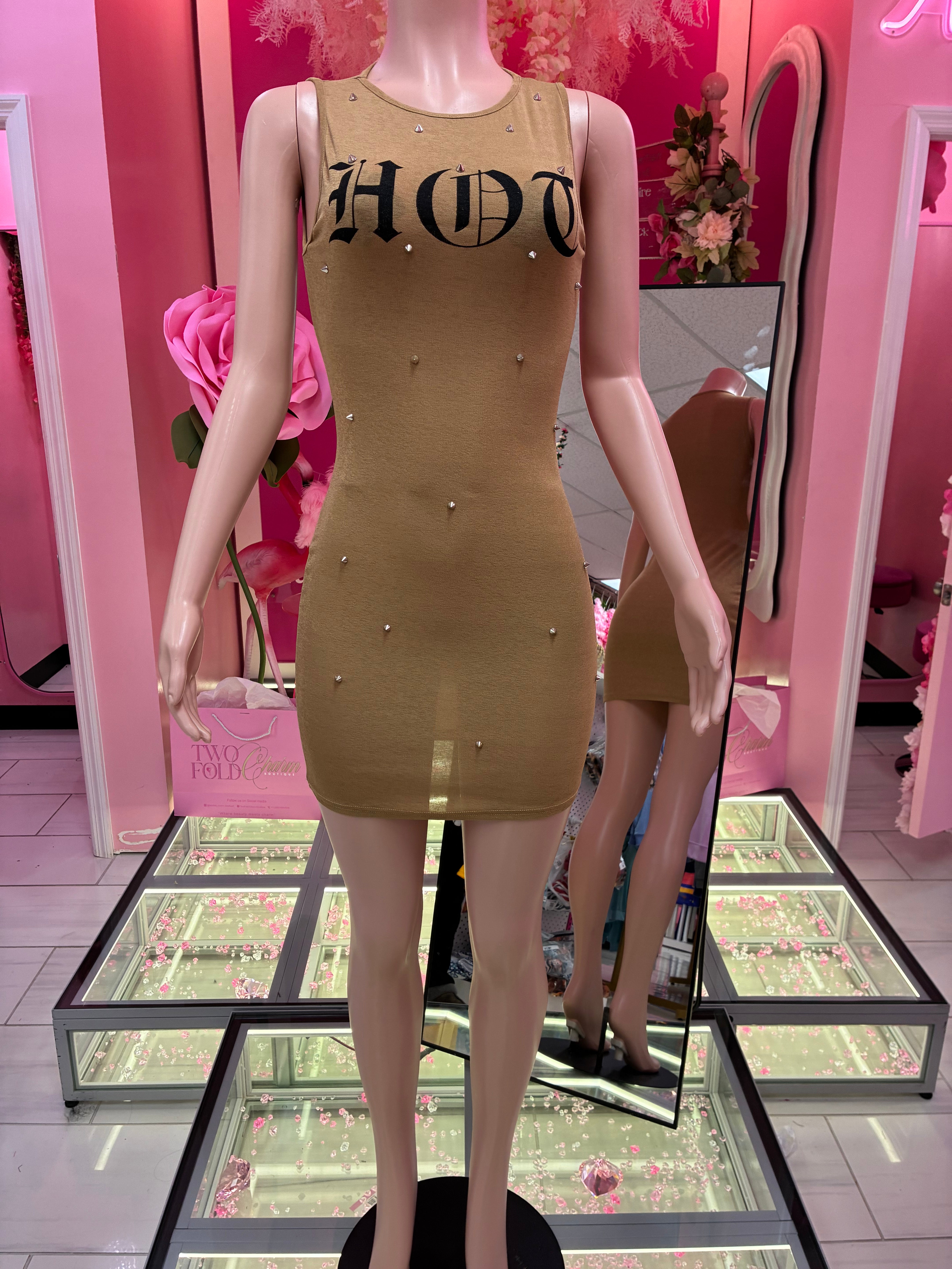 The Spiky Fitted Dress
