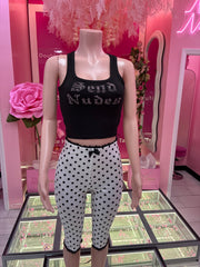 Sweetheart Polka Dot Capris
