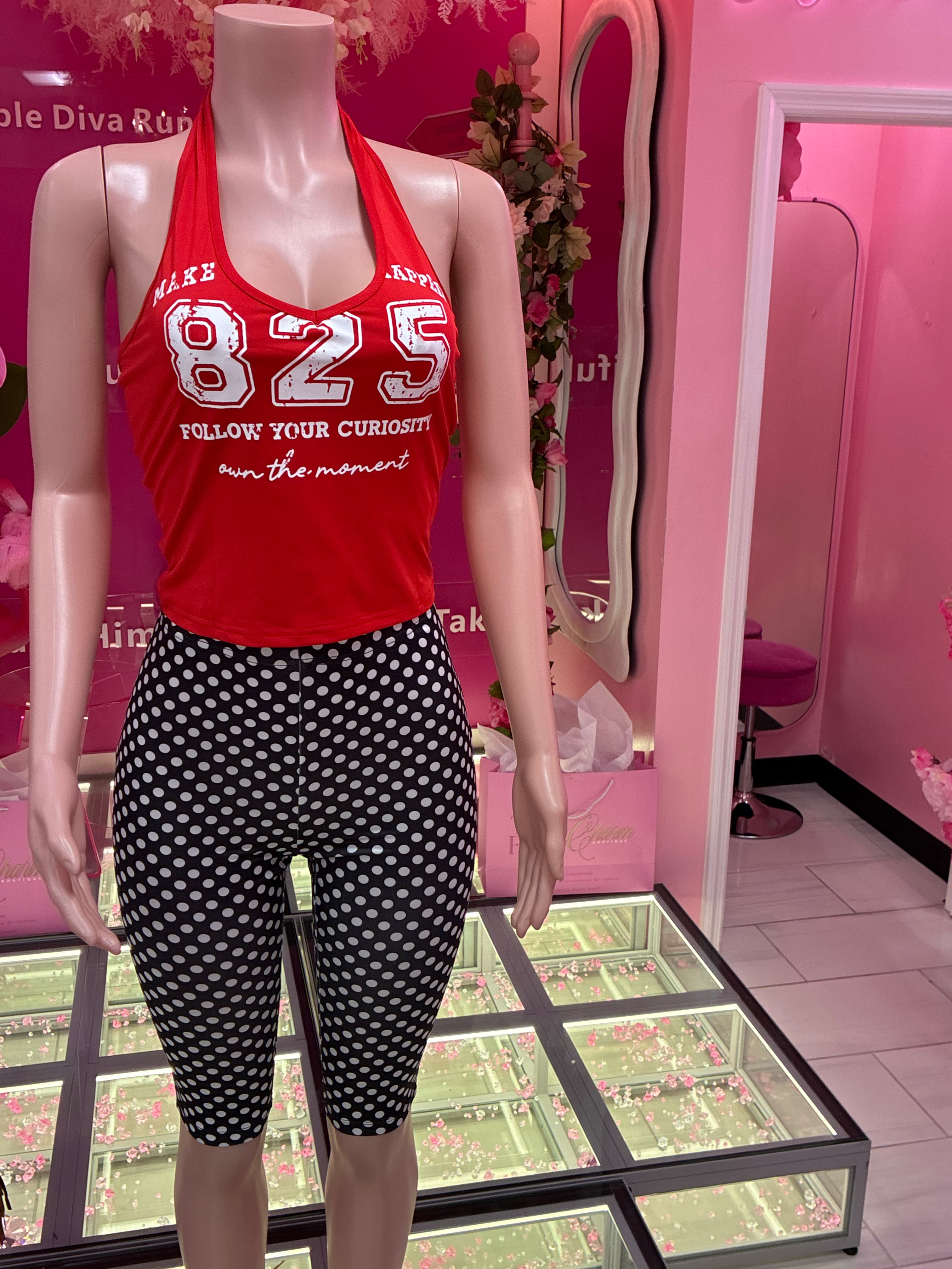 Sweetheart Polka Dot Capris