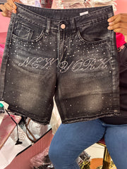 Crystal Crush Denim Jorts