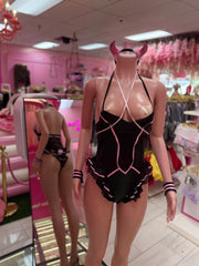 The Sneaky Pink Devlish Costume