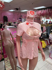 Pink Cheeky Nurse Costume