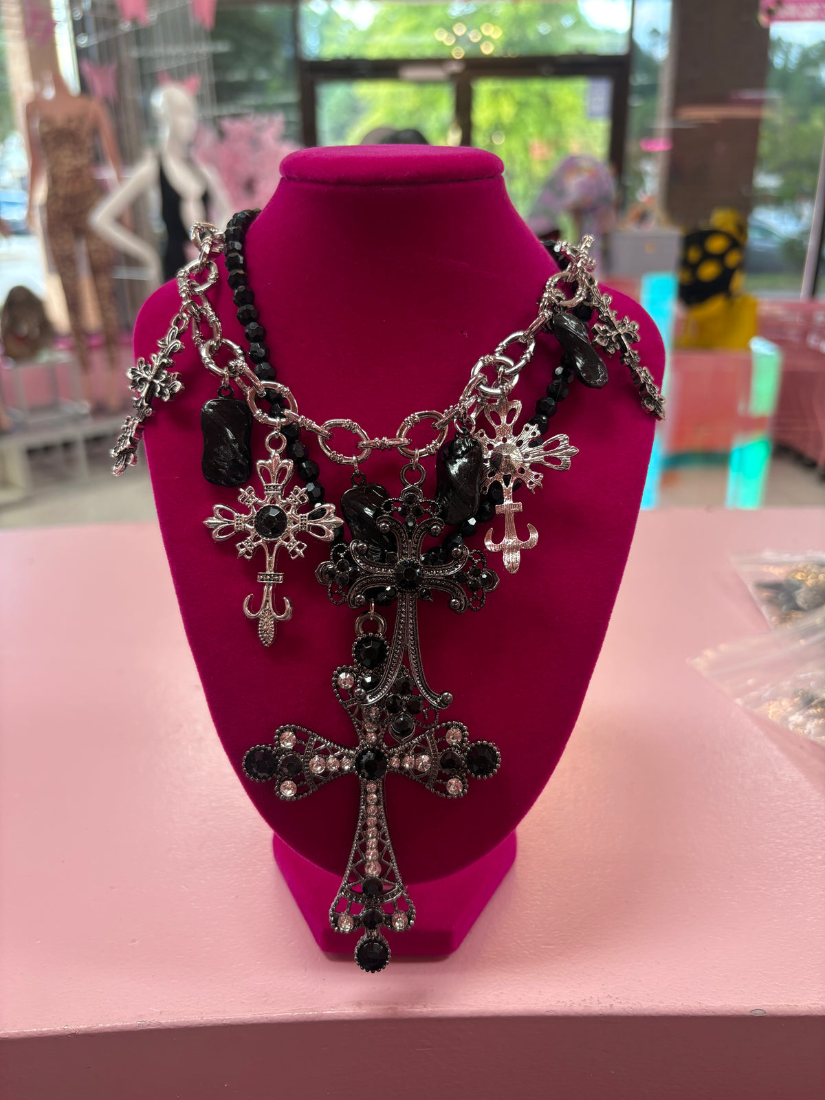 Crosses and Tingz Necklace Set