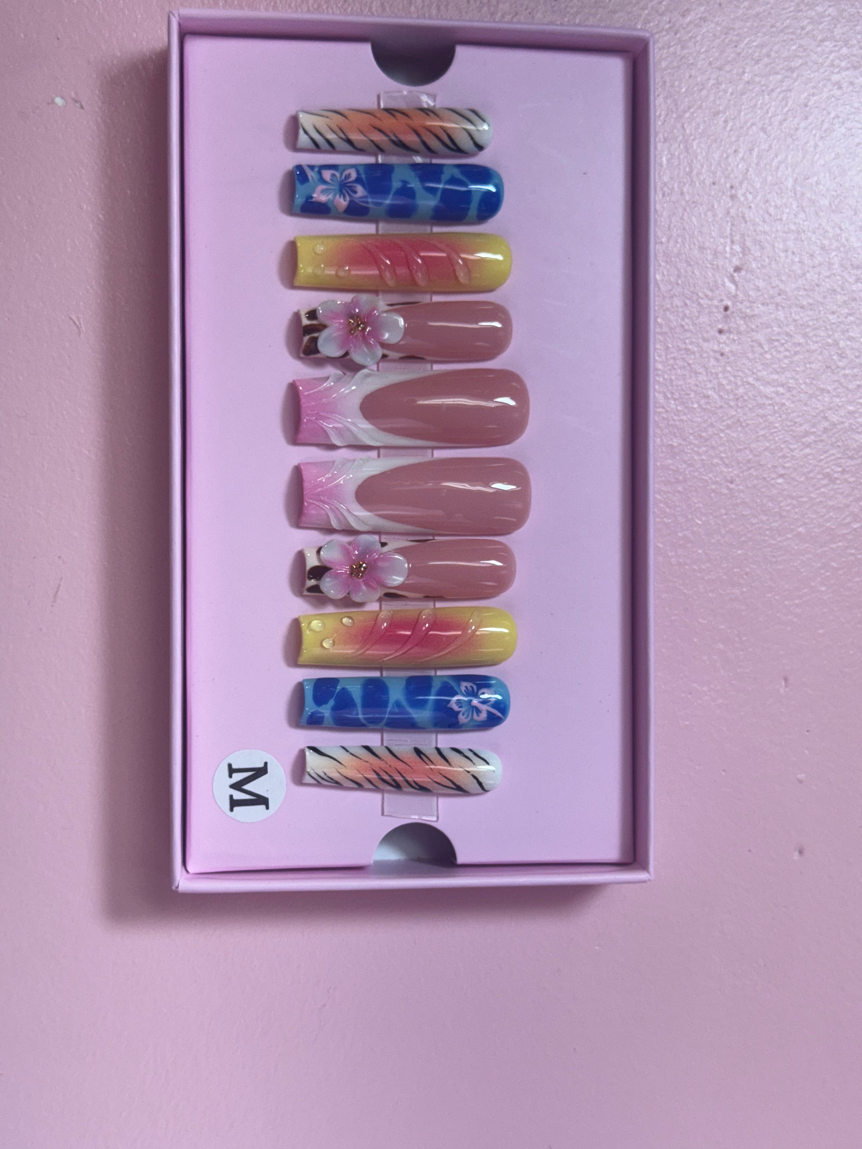 Custom Charmer Press On Nails