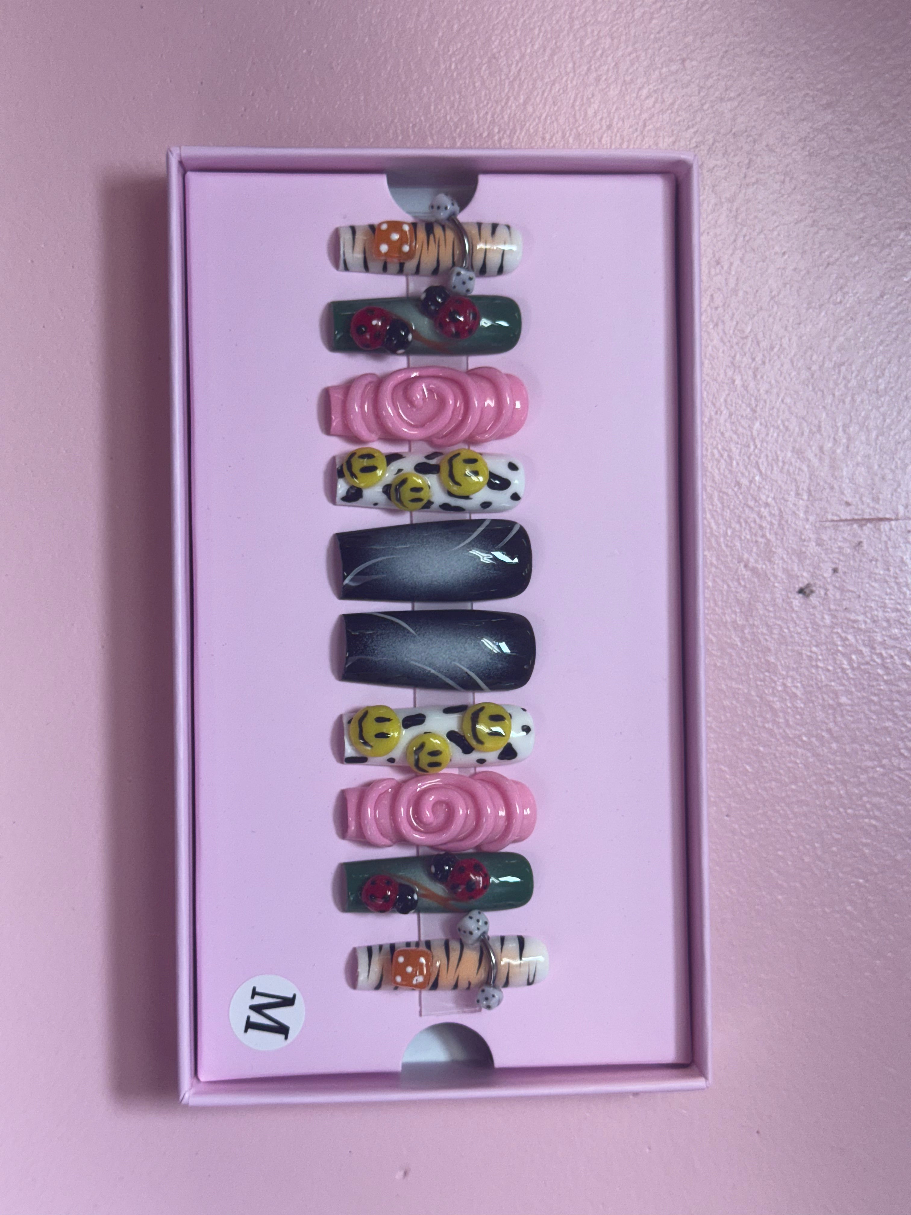Custom Charmer Press On Nails