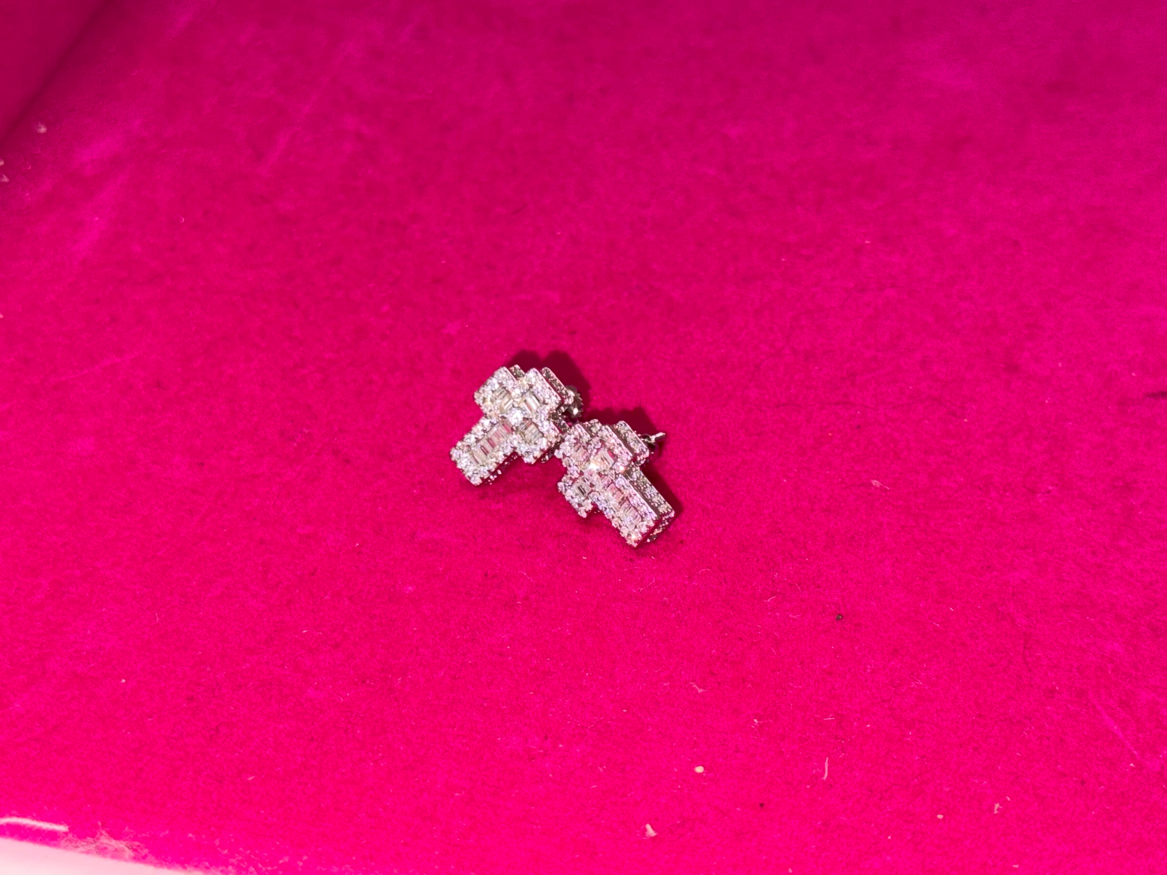 Cross diamond Earrings