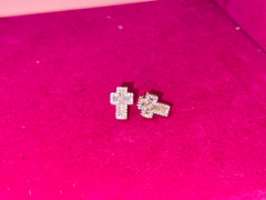 Cross diamond Earrings