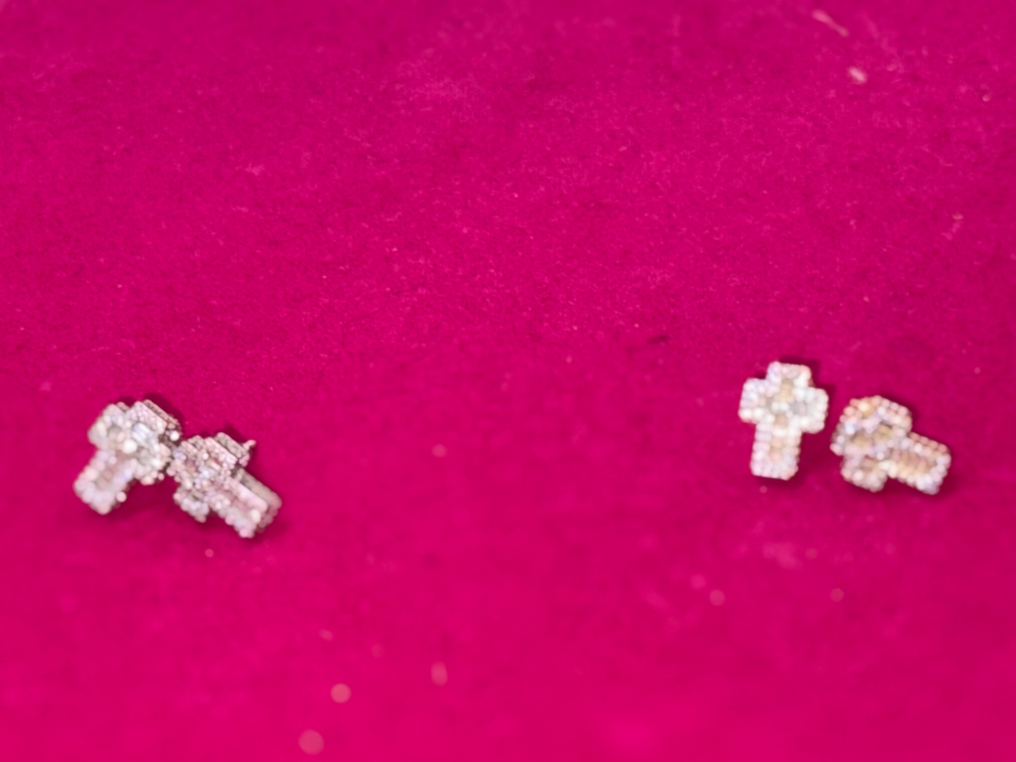 Cross diamond Earrings
