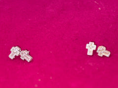 Cross diamond Earrings
