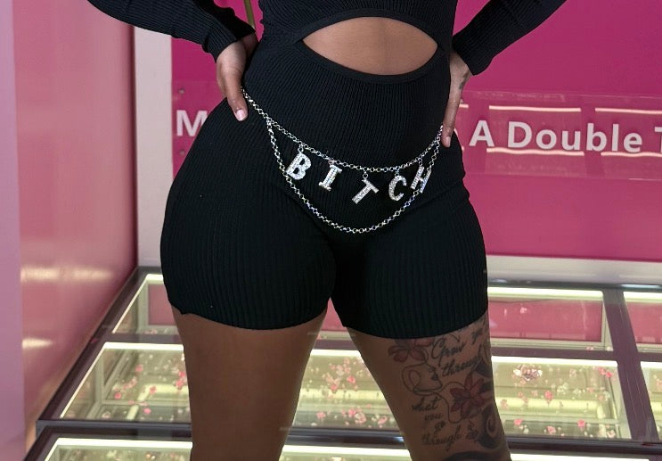 Dat Bit** Fasion Chain Belt