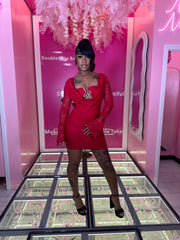 Lace Up Date Night Dress