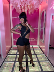 Lace Me Up Side Out Romper