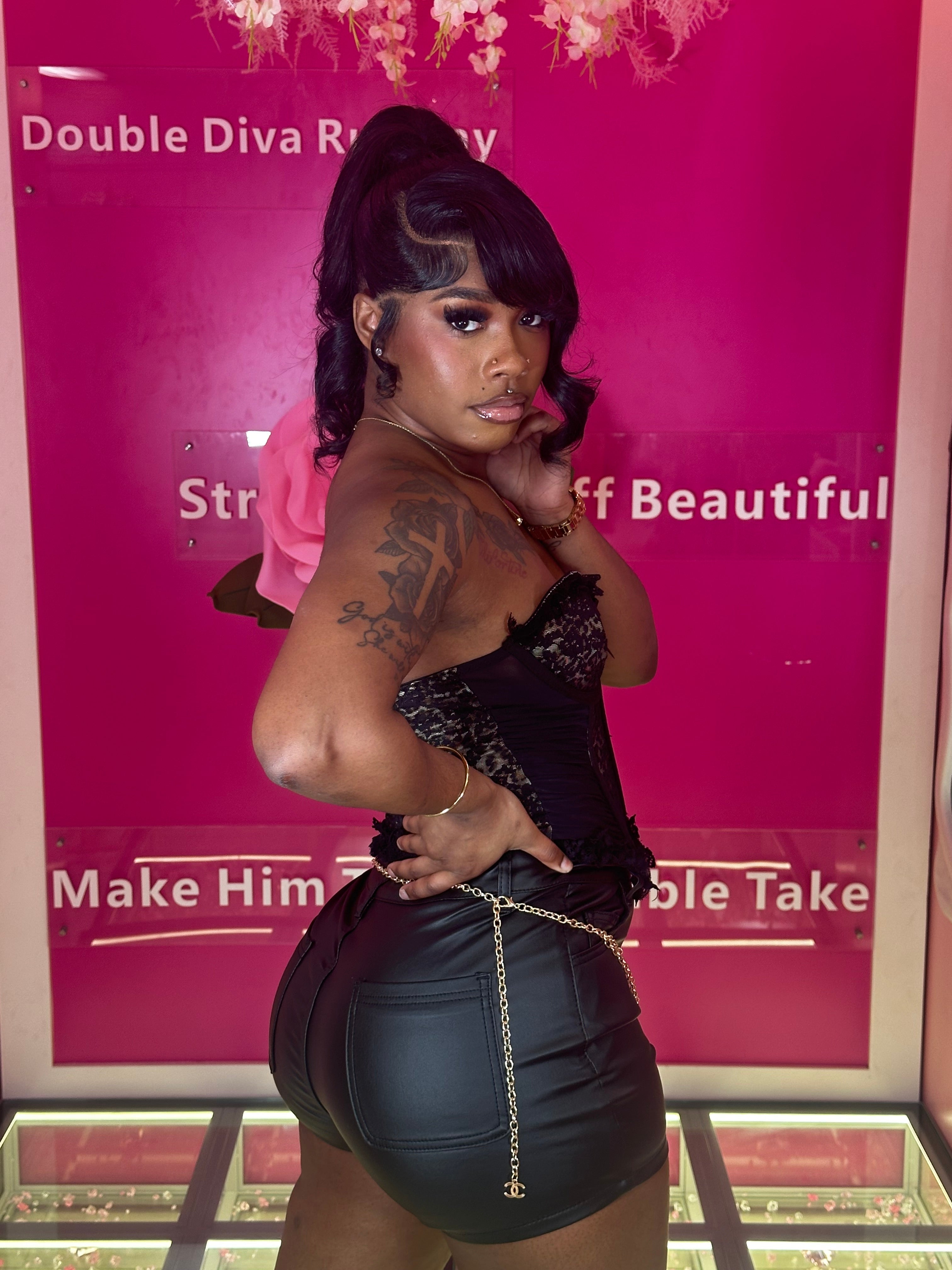 Soft Girl Era Cheetah Lace Corset