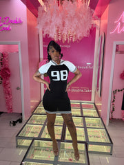 Back in the Jitt 98 Jersey Dress /w Hoodie