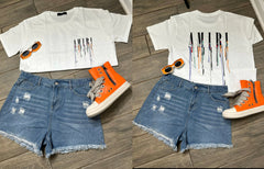 Summer Tyme Fine Jean  Short