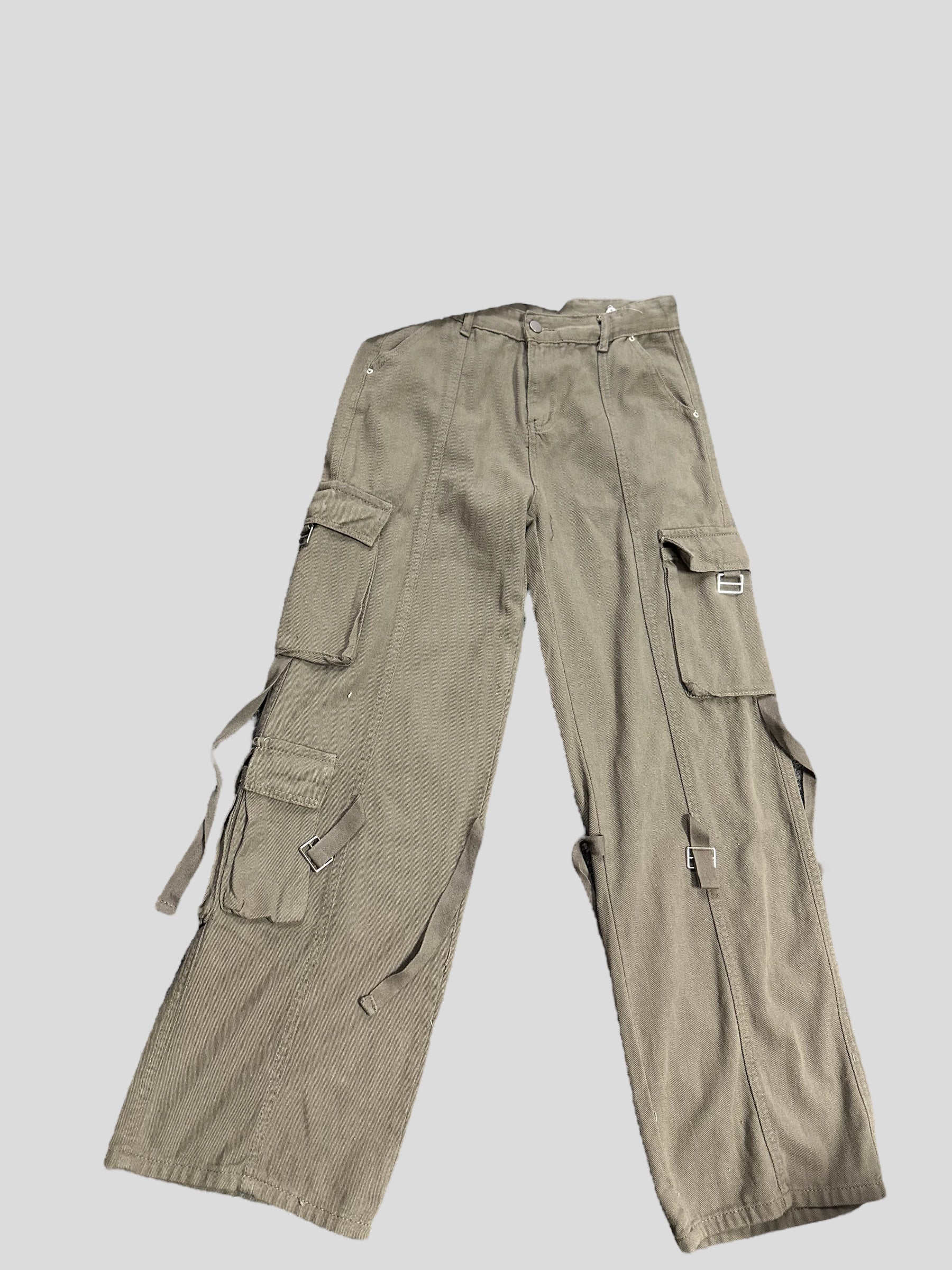 Fitted Cargo pocket pants